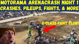 MOTORAMA Day 1 Was MENTAL Superfan’s 1st ArenaCrash [upl. by Llesig]