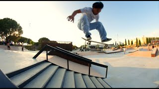 Test du nouveau skatepark de GRAMMONT à MONTPELLIER feat BeeR video crew [upl. by Grimonia]