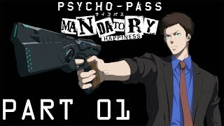 PsychoPass Mandatory Happiness  Walkthrough Gameplay Part 01 PS4 [upl. by Garrik]