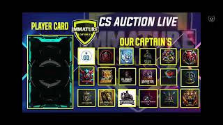 CS WINTER CUP  AUCTION DAY 1  IMMATURE ESP [upl. by Beret]