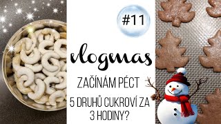 VLOGMAS 11  peču cukroví ☃️ nákup a špenátové rizoto [upl. by Cita598]