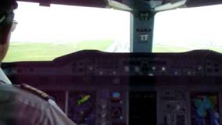 A380 landing  view from the cockpit [upl. by Selig]