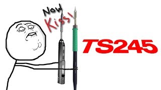 TS245  TS100 Soldering Iron with JBC C245 Cartridge [upl. by Kela924]