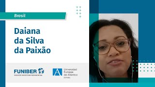 Opinião da aluna brasileira Daiana da Silva da Paixão [upl. by Akinek787]