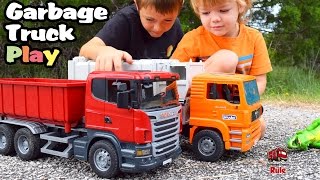 Garbage Truck Videos For Children l Mighty Machines At Work l Garbage Trucks Rule [upl. by Yelyk]