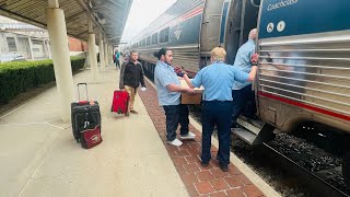 Amtrak’s Pennsylvanian Altoona Pennsylvania 9182024 [upl. by Okim64]