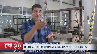 Terremotos intraplaca Expertos explican por qué son tan raros y destructivos  24 Horas TVN Chile [upl. by Ailahs]