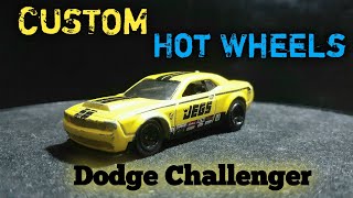 Custom Hot wheels Dodge Challenger [upl. by Ledarf]