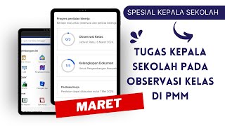 TUTORIAL Menilai Observasi Kelas di PMM oleh Kepala Sekolah [upl. by Eelnayr572]