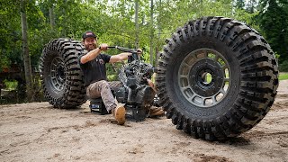 Off Road Chopper Build on 46 Mudders KTM 1190 [upl. by Neerahs]