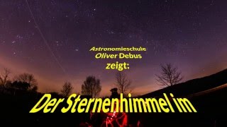 Der Sternenhimmel im Frühjahr 2016 [upl. by Audette831]