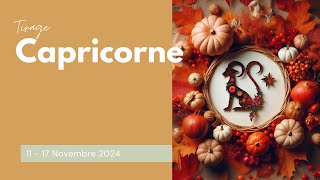 CAPRICORNE ♑ 11  17 NOVEMBRE 2024  Vous narrivez pas à vous décider [upl. by Imekawulo]