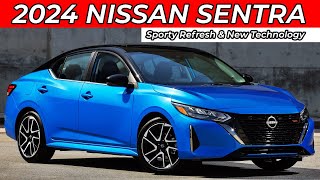 2024 Nissan Sentra SR facelift with 149HP Electric Blue Metallic  Driving Exterior and Interior [upl. by Iline]