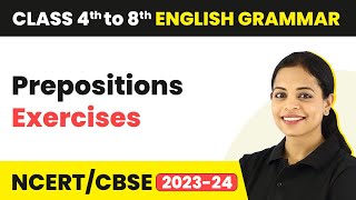 Prepositions Exercises for Class 8  Prepositions Exercises  Class 8 English Grammar [upl. by Martsen315]