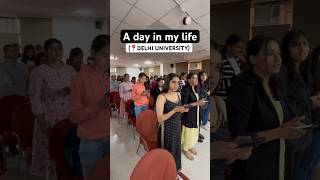 A day in my life at DELHI UNIVERSITY Maitreyi college😮‍💨delhiuniversitysouthcampusnorthcampus [upl. by Renita]