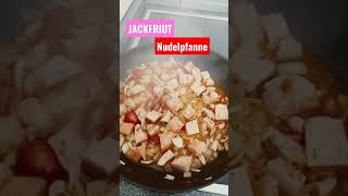 shorts Nudelpfanne Jackfruit Fleischersatz vegetarisches Essen Noodles Food Recipes jackfruit [upl. by Ecinert]