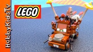 LEGO Cars Agent Mater Stop Motion Build by HobbyKidsTV [upl. by Inohtna]