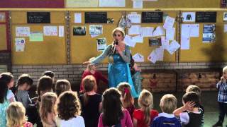 Frozen elsa let it go Emma Gilmour live singing kids party entertainer [upl. by Hallsy]