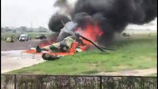 FARDC HELICOPTER TOUCHED WITH FIRE AT NEAREST GOMA [upl. by Adnuhs]