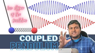 Coupled Pendulum  Normal Modes amp Frequencies  Lagrangian Approach [upl. by Ninon]