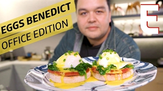 The Eggs Benedict Recipe So Easy You Can Make It In Your Office — You Can Do This [upl. by Ayoj]