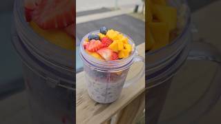 🤩Overnight Oats😋 overnight oats recipe malayalam youtubeshorts food [upl. by Ahsuatan]