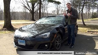 Review 2017 Subaru BRZ Limited Automatic [upl. by Ecnahc]