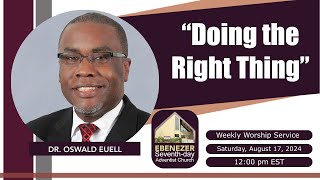 Ebenezer SDA Church Weekly Stream  August 17 2024 [upl. by Venetia673]