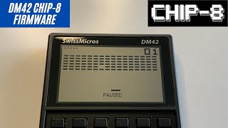 Swissmicros DM42 CHIP8 Firmware and Games [upl. by Yattirb]