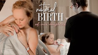 My Unmedicated birth story [upl. by Nnylatsyrc]