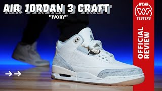 Air Jordan 3 Craft Ivory [upl. by Neelak823]