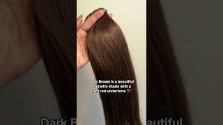 Frontrow clipin hair extensions Dark Brown vs Brown Black 🤎🖤 [upl. by Ebonee]