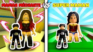 MAMAN MÉCHANTE vs SUPER MAMAN  BROOKHAVEN RP [upl. by Addam]