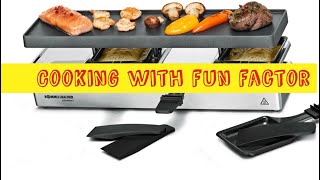 Cooking with fun Factor raclette rommelsbacher [upl. by Samantha]