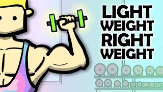 Make GREAT Gains With Lights Weights Heres How [upl. by Rekoob]