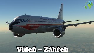 EU TOUR │ Airbus A319 ✈ Vídeň – Záhřeb │ LOWW16 – LDZA04 [upl. by Gardas]