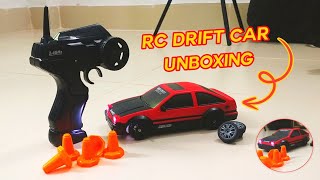 RC Drift Car Unboxing  High speed driving X drift tire Drift remote control vehicle [upl. by Rasure950]