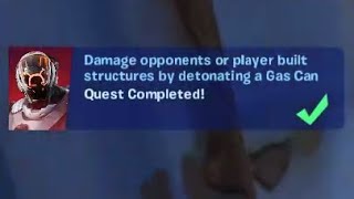 Damage Opponents Or Player Built Structures By DETONATING A GAS CAN  Fortnite [upl. by Hodgson]