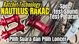 NAUTILUS RAKAC Freehub Rachet Technology di Polygon Siskiu D7 2021 [upl. by Hanima]