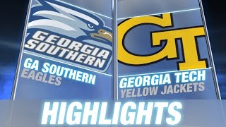 Georgia Southern vs Georgia Tech  2014 ACC Football Highlights [upl. by Wera596]