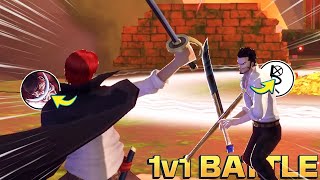 Shanks vs Mihawk 1v1 Ft XOPBR  One Piece Bounty Rush [upl. by Annoek]