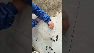 Tiles Installation 😱❤️ Cutting Tips trendingshorts tiles ytshorts installation cuttingskills [upl. by Novonod]