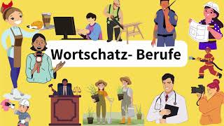 Deutsch lernen Wortschatz Berufedictionary germany apprendrelallemand [upl. by Milon517]