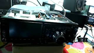 Yaesu FTDX101MPD MARS MOD PART 1  The Soldering￼ job [upl. by Ihc]