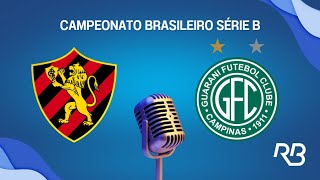 🔴 SPORT x GUARANI Carlos Batista AO VIVO aovivo serieb campeonatobrasileiro [upl. by Ettenil934]