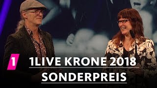 Birgit und Horst Lohmeyer gewinnen den Sonderpreis  1LIVE Krone 2018 [upl. by Yesor]