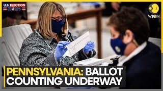 US Election  Pennsylvania Ballot Counting Underway  Americas Most Expensive Election In History [upl. by Josephina]