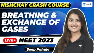 Breathing and Exchange of Gases  Nishchay Crash Course  NEET 2023  Seep Pahuja [upl. by Mickie]