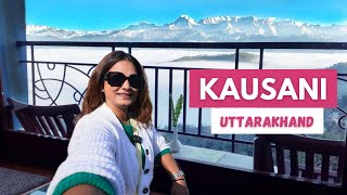 Kausani  Place From Where You Can See SnowCovered Himalayas  Yoga Retreat In Uttarakhand  Vlog [upl. by Normand]