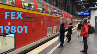 FEX 19801 from Berlin Zoo Hbf to Berlin BER Airport ✈️🇩🇪train trainvideo traintravel [upl. by Damon]